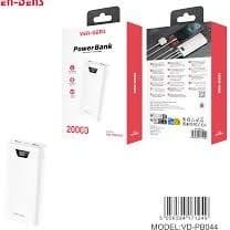 پاور بانک 20000 میلیآمپرساعت 22.5 وات وندنز VENDENS PB044 — تصویر ۳