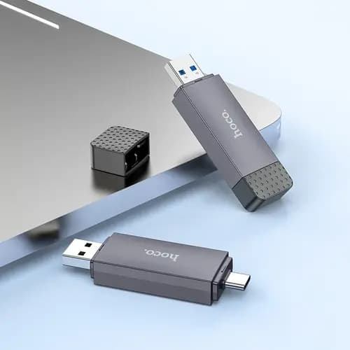 رم ریدر HOCO HB45 2in1 USB 2.0 — تصویر ۲