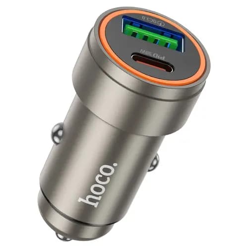 شارژر فندکی HOCO Z57A USB PD 30W + QC3.0
