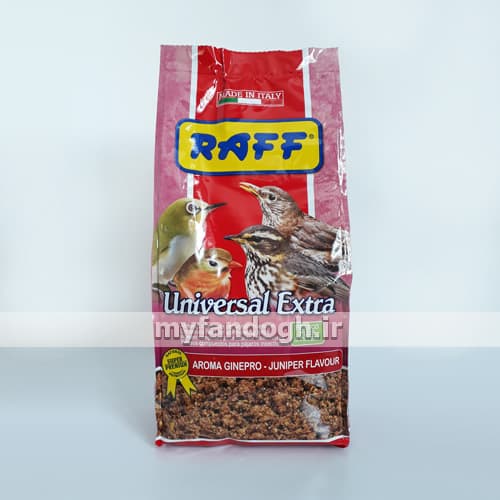 غذای مرغ مینا، بلبل و پرندگان آواز خوان یونیورسال اکسترا راف RAFF Universale Extra