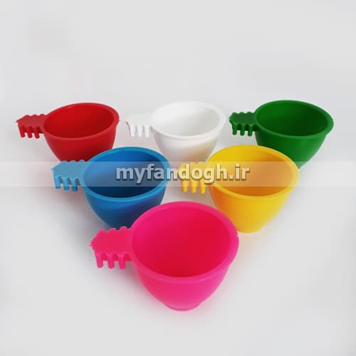 ظرف کوچک پلاستیکی دارو، آب و غذا پرنده