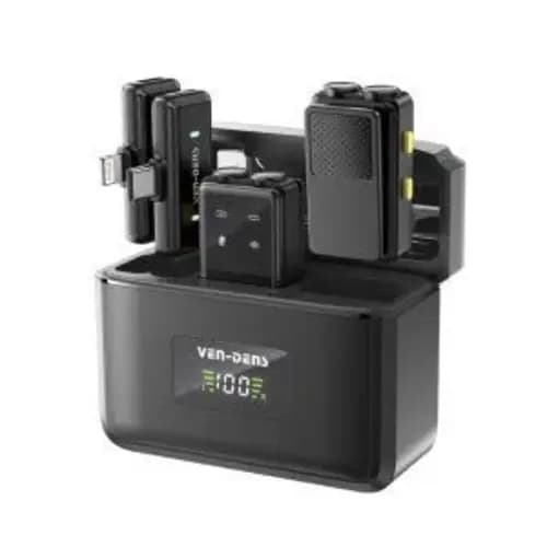 میکروفون وایرلس دوکاناله وندنز VENDENS MIC019 | خرید و — تصویر ۳