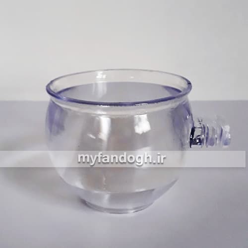 ظرف آب و غذا استکان کریستالی پرندگان و طوطی سانان