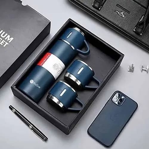 فلاسک استیل هوشمند سه‌کاپ پرووان Proone PBS02 (0.5 لیتر) — تصویر ۴