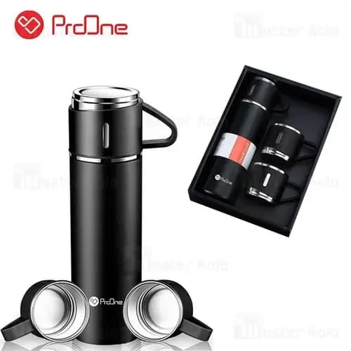 فلاسک استیل هوشمند سه‌کاپ پرووان Proone PBS02 (0.5 لیتر)