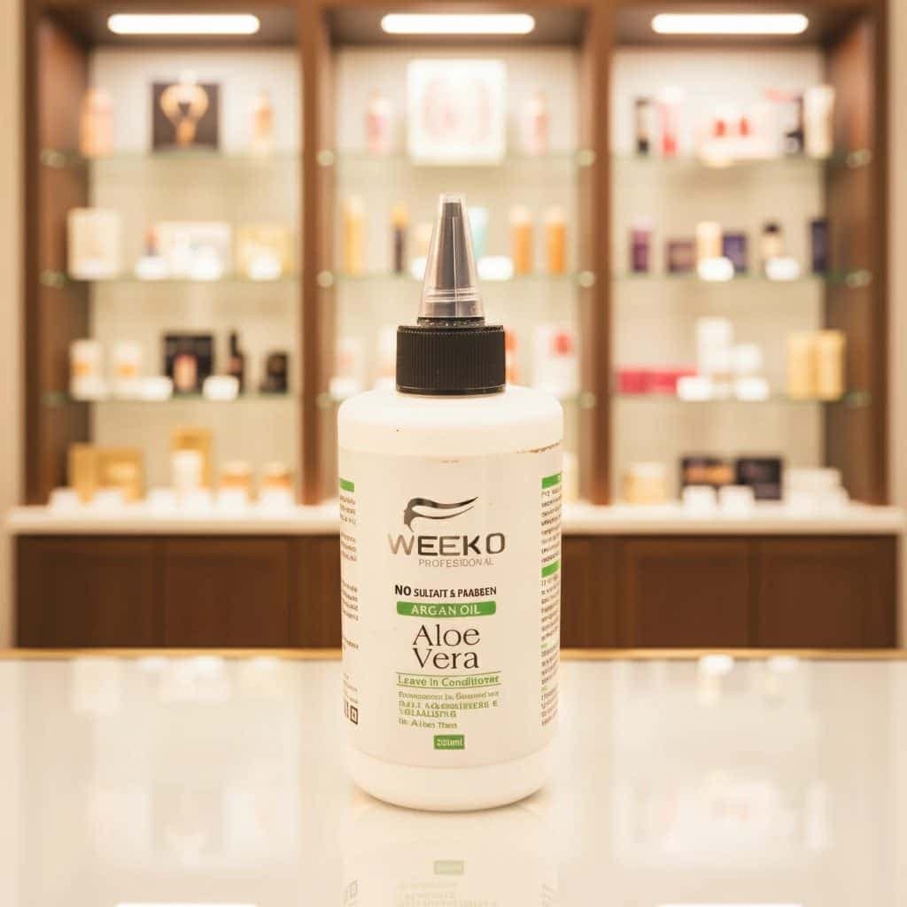 ماسک موی بدون آبکشی آرگان و آلوئه‌ورا WEEKO ساخت آلمان حجم 300 میل — تصویر ۲