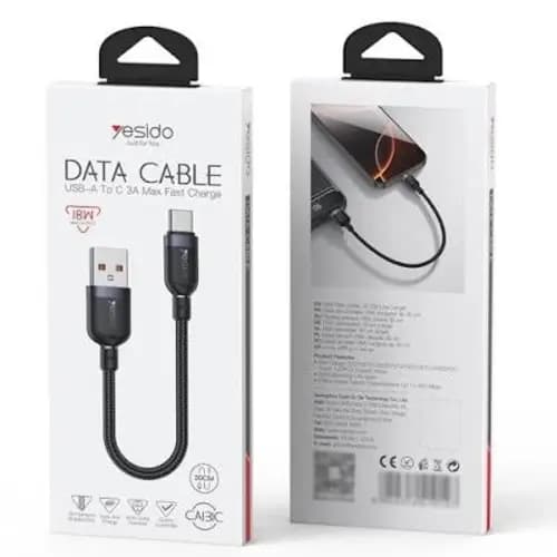 کابل شارژ پاوربانکی تایپ سی یسیدو YESIDO CA131 — تصویر ۲