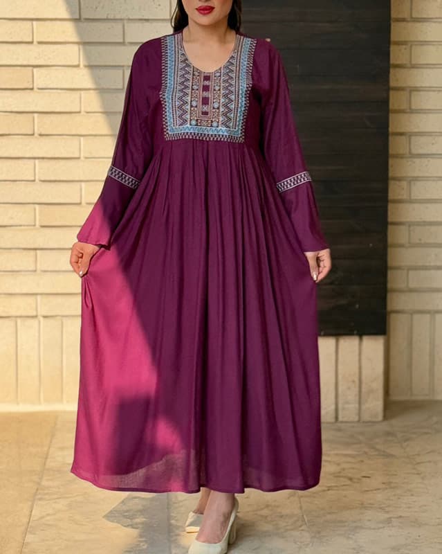ساحلی گلدوزی هندی مانیا 4170
