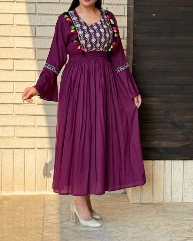 ساحلی گلدوزی هندی شیلا 4169