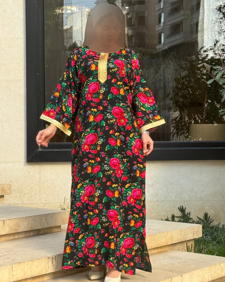 پیراهن ساحلی گلدار خارجی 6094