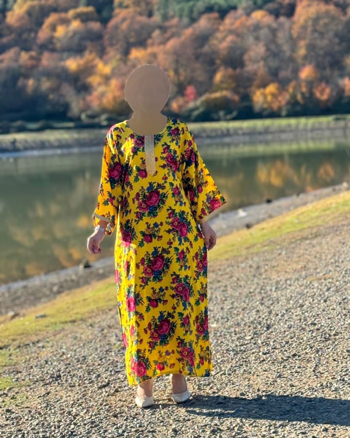 پیراهن ساحلی گلدار خارجی 6094 — تصویر ۱۱