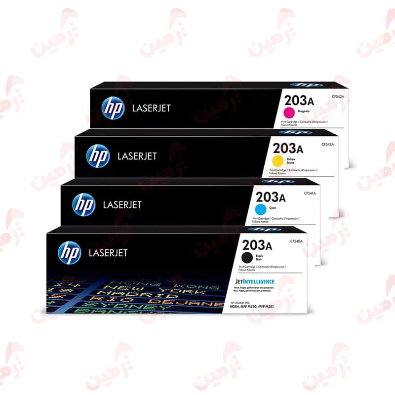 کارتریج لیزری ست رنگی HP 203A