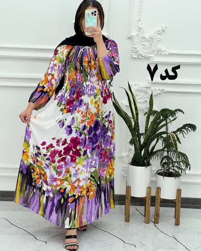 پیراهن کریشه بلند کارتیک برند 670 — تصویر ۸