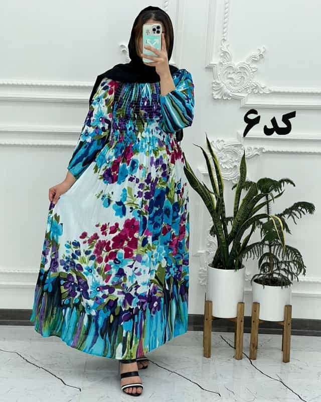 پیراهن کریشه بلند کارتیک برند 670 — تصویر ۷