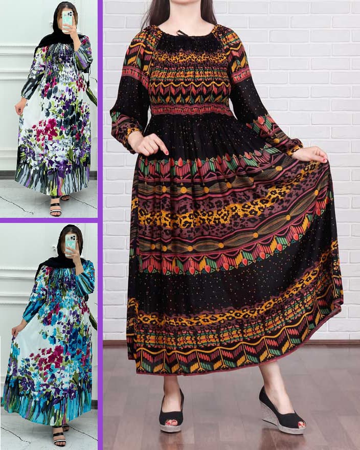 پیراهن کریشه بلند کارتیک برند 670 — تصویر ۹