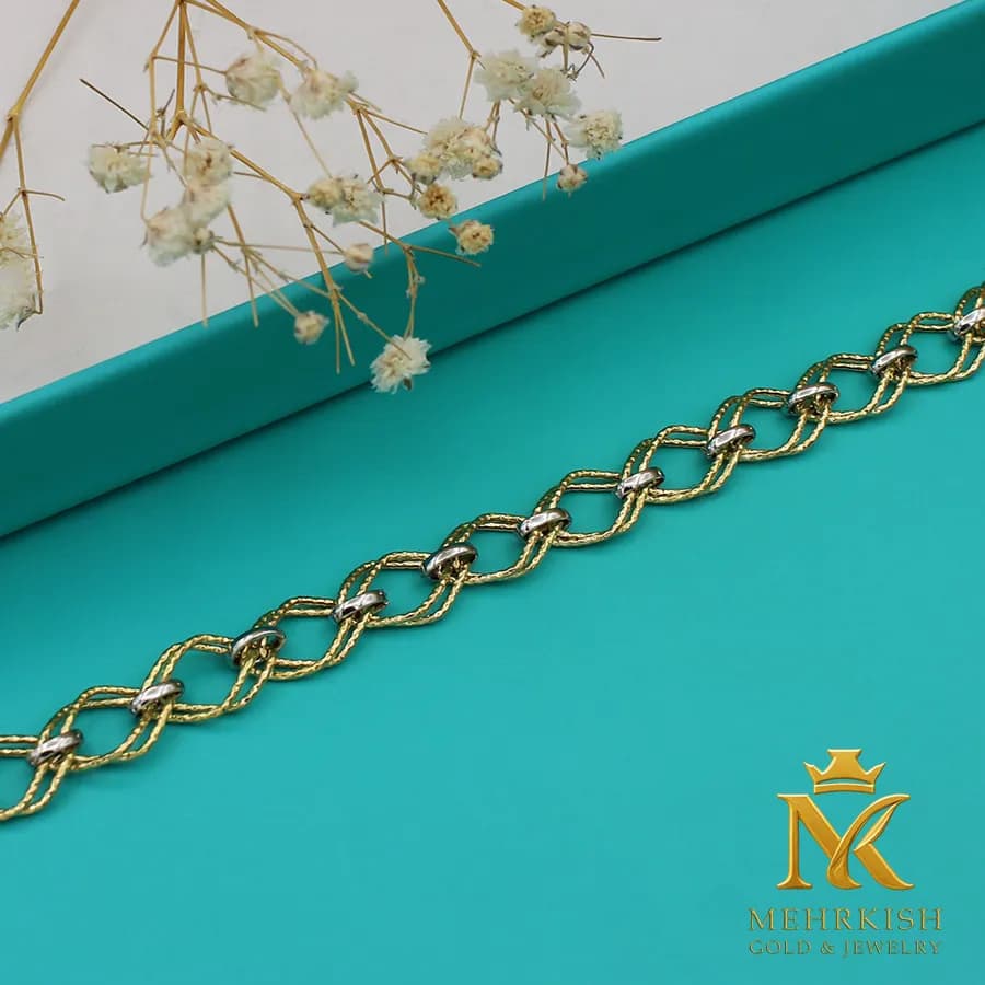 نیم ست طلا گلوریا کد 7717 — تصویر ۳