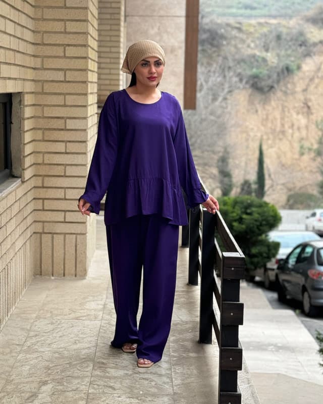 ست بلوز شلوار پریا 6875 — تصویر ۳