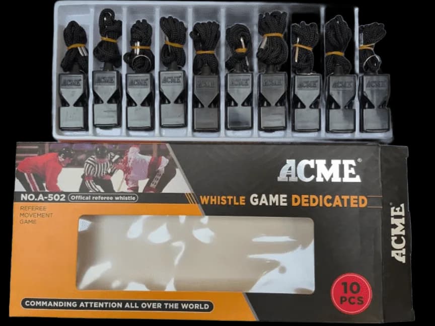 سوت ورزشی داوری و مربیگری ACME مدل ACM-502 (بسته ۱۰ عددی) — تصویر ۳