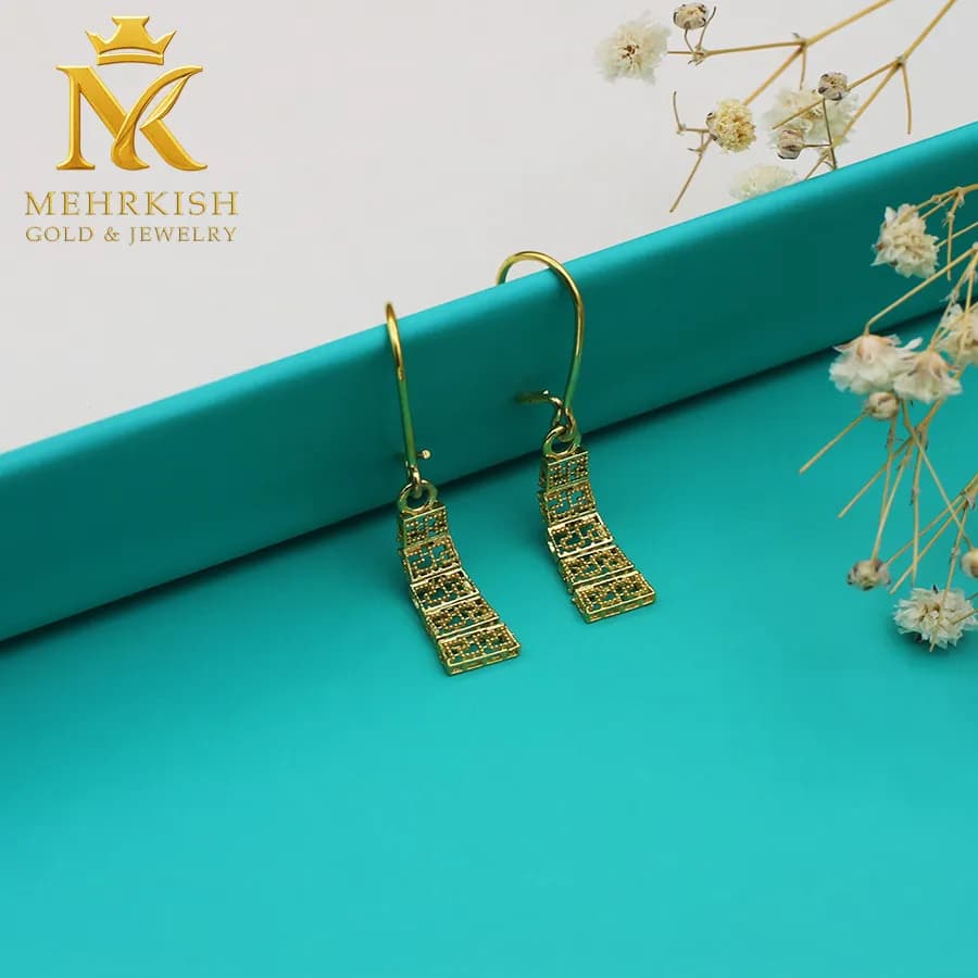 سرویس تراش طلا طرح Versace کد 7706 — تصویر ۲