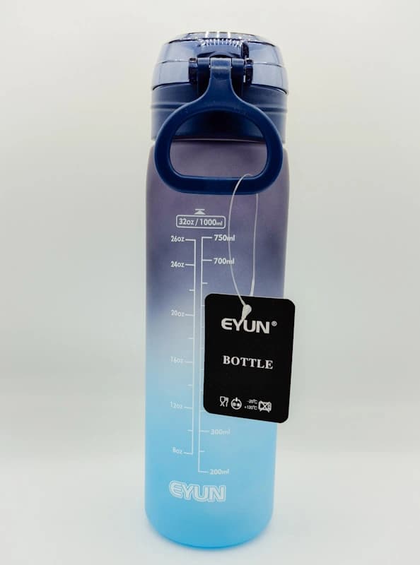 قمقمه ورزشی EYUN مدل SPORT حجم 1 لیتر (نشانگر حجم و درب قفلی) — تصویر ۵