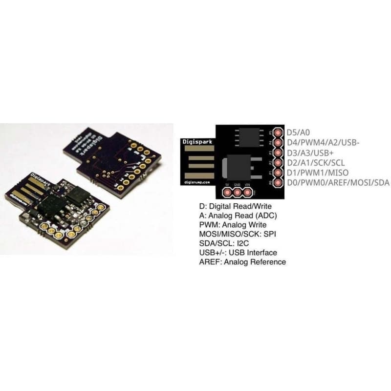 برد توسعه Digispark ATTiny85 — تصویر ۹