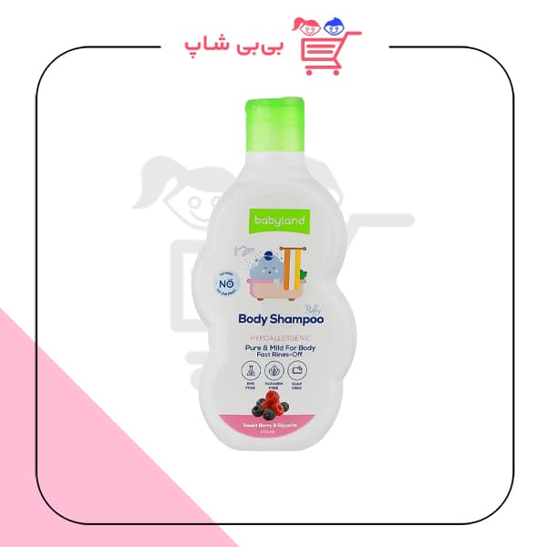شامپو سر و بدن اووکادو بی بی لند 500 م