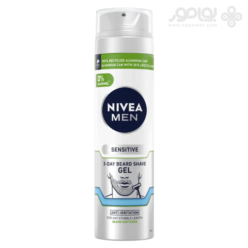 ژل اصلاح مردانه نیوا مدل SENSITIVE حجم 200 میل — تصویر ۳