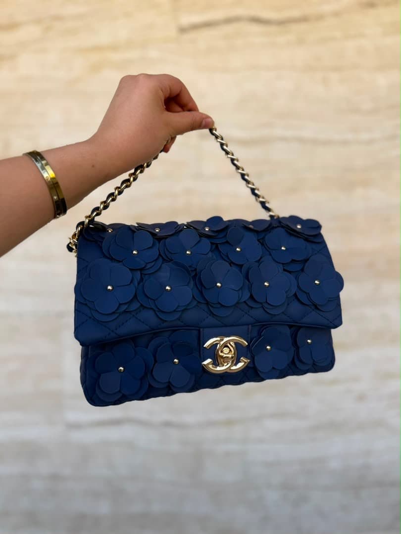کیف شنل وارداتی گل گلی — تصویر ۲