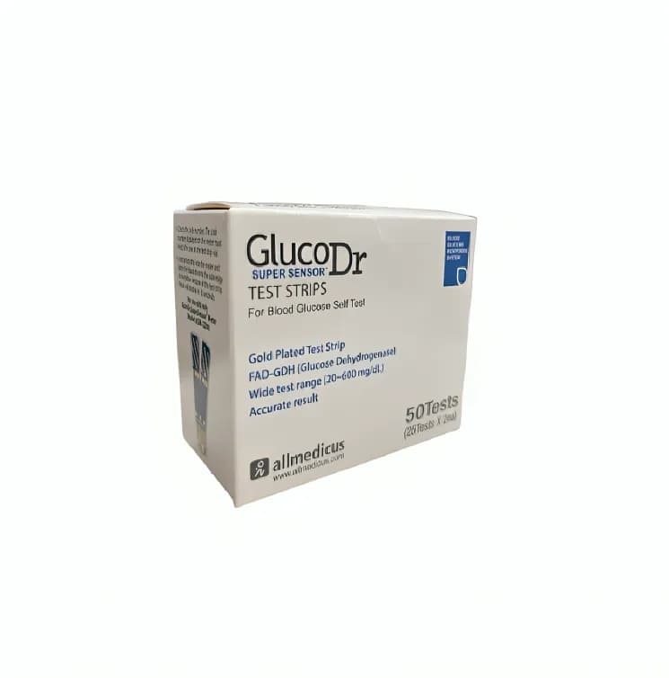 نوار تست قند خون گلوکو داکتر ا Gluco Dr