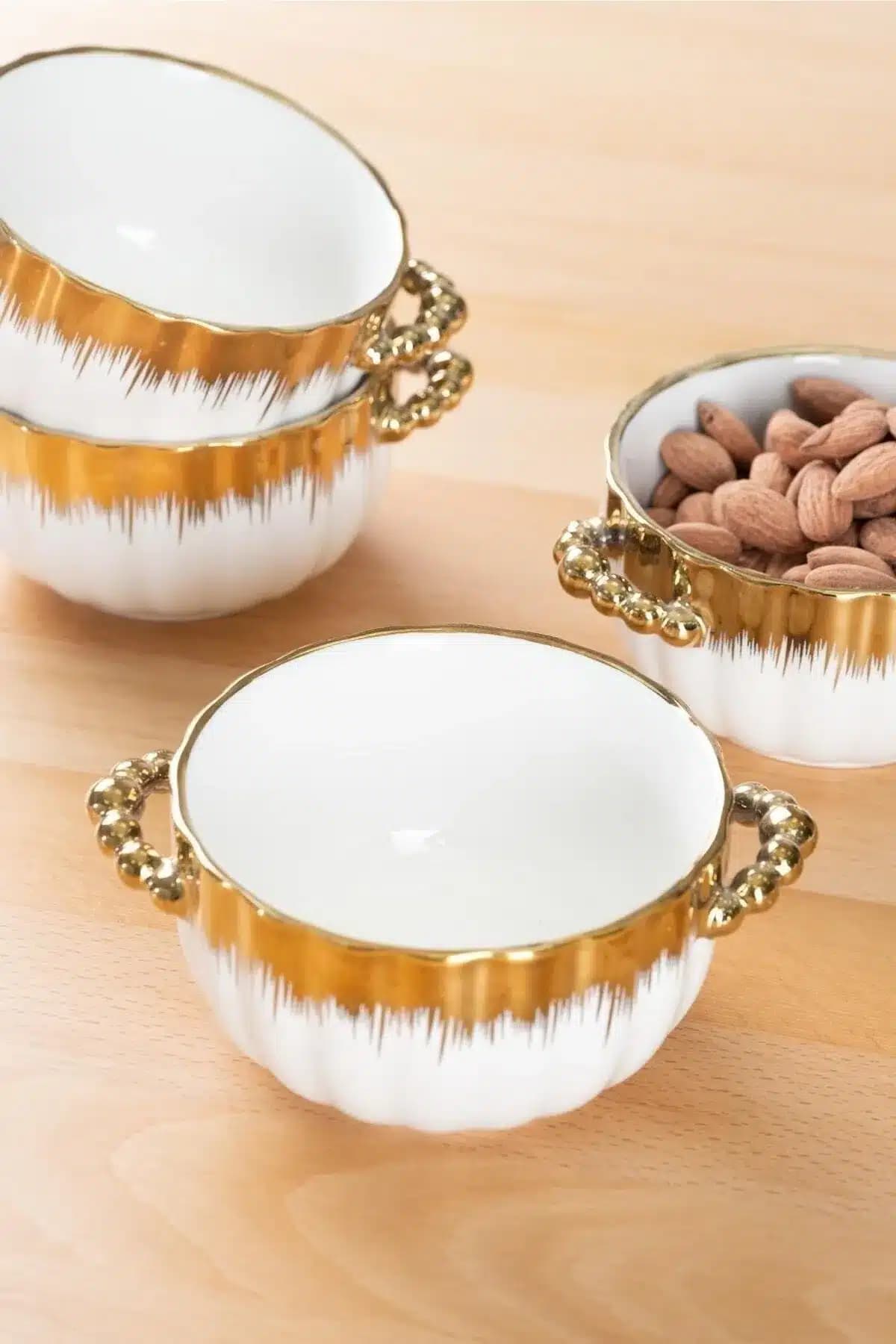 پیاله آجیل چینی 4 تایی آجار ACAR-PORJ