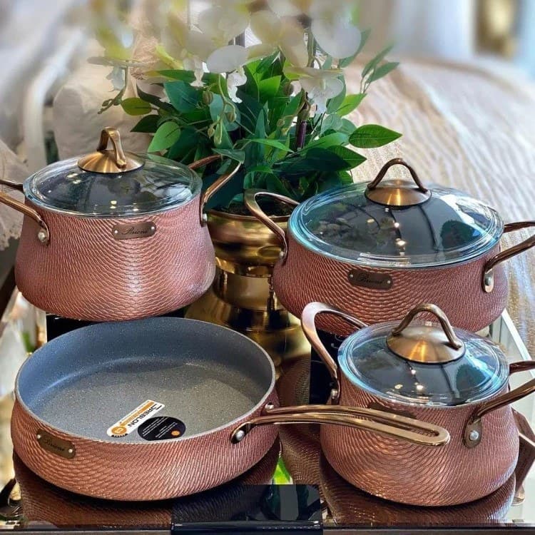 سرویس قابلمه 9 پارچه گرانیتی ترکیه BRIONI