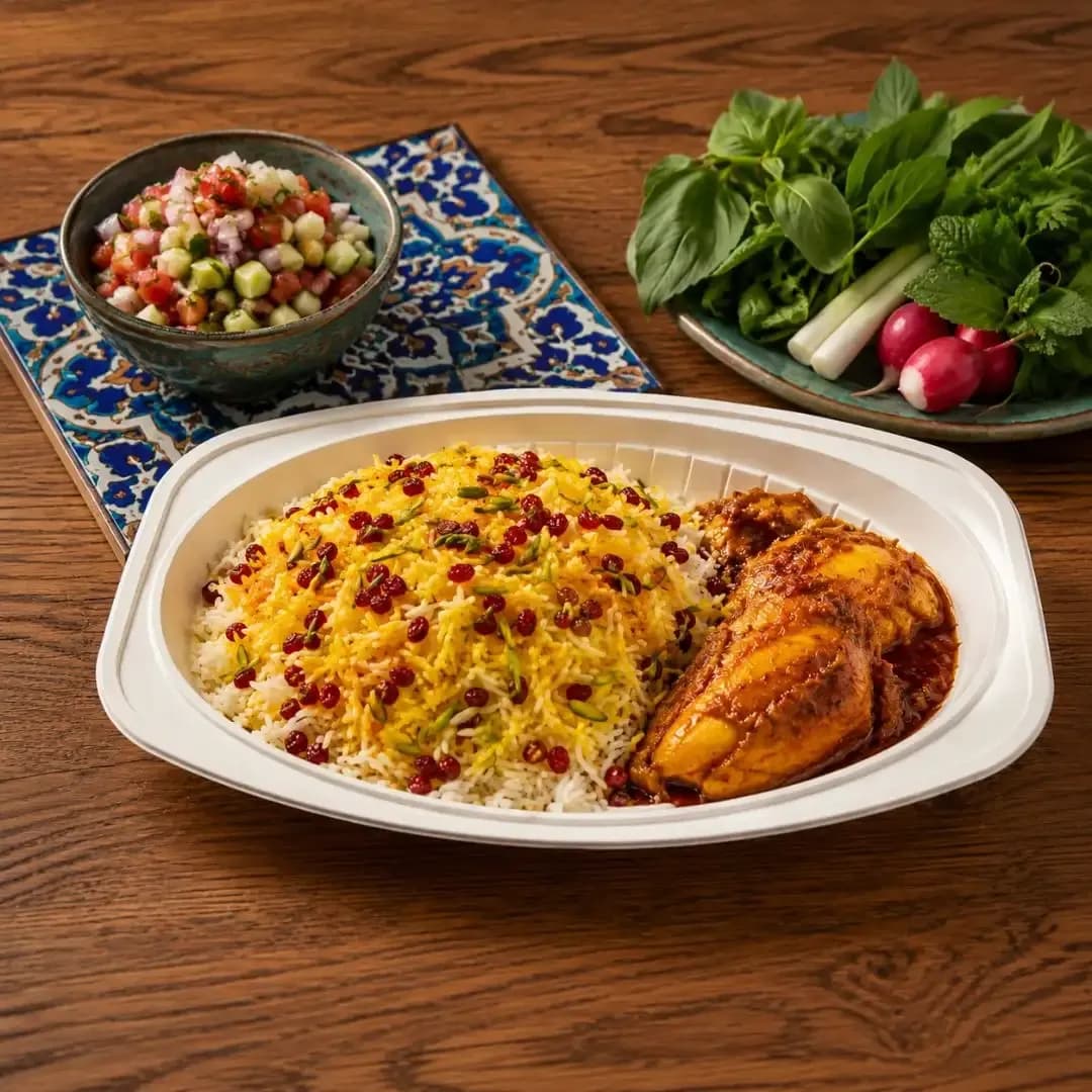 دیس بیضی بزرگ گیاهی