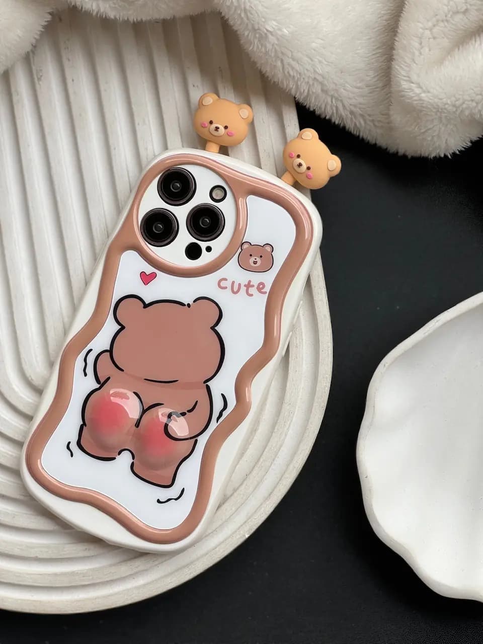 قاب Bear باسن برجسته (کدC1613) — تصویر ۲