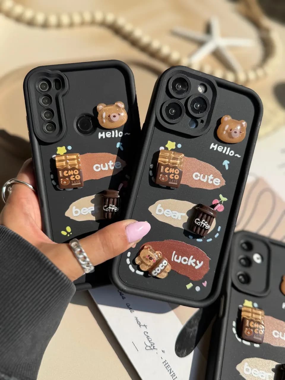 قاب سالید Chocolate Bears (کدC1856) — تصویر ۲