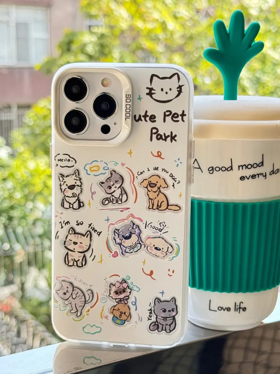 قاب Cute Pet Park آیفون ، سامسونگ ، شیائومی — تصویر ۵