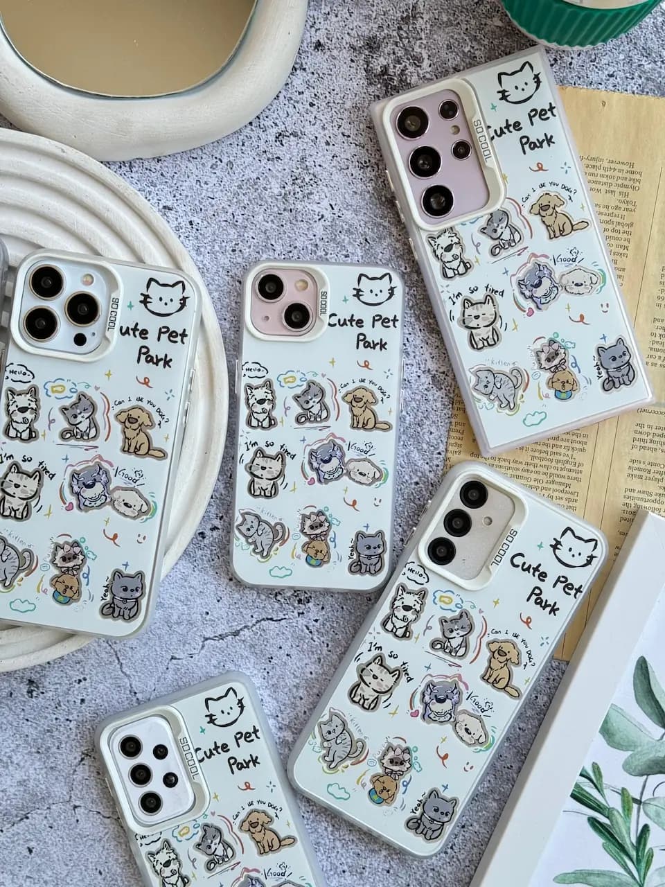 قاب Cute Pet Park آیفون ، سامسونگ ، شیائومی — تصویر ۴