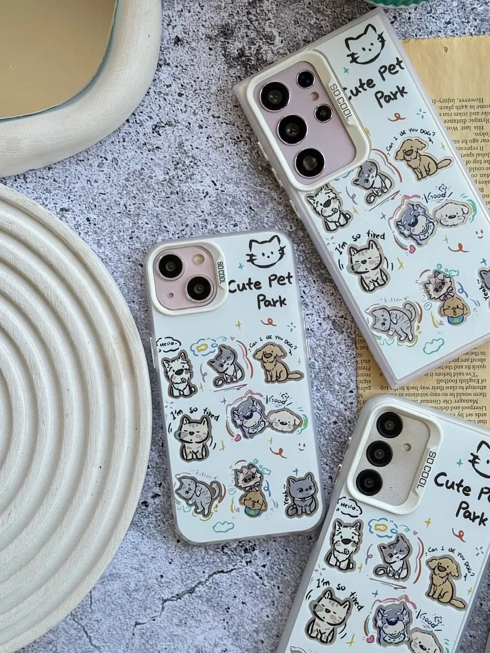 قاب Cute Pet Park آیفون ، سامسونگ ، شیائومی — تصویر ۳