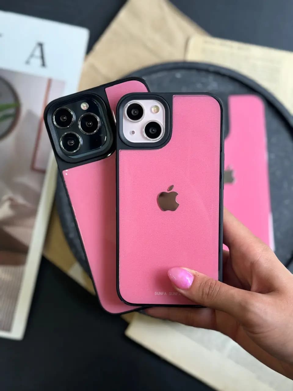قاب SUNFA صورتی — تصویر ۲