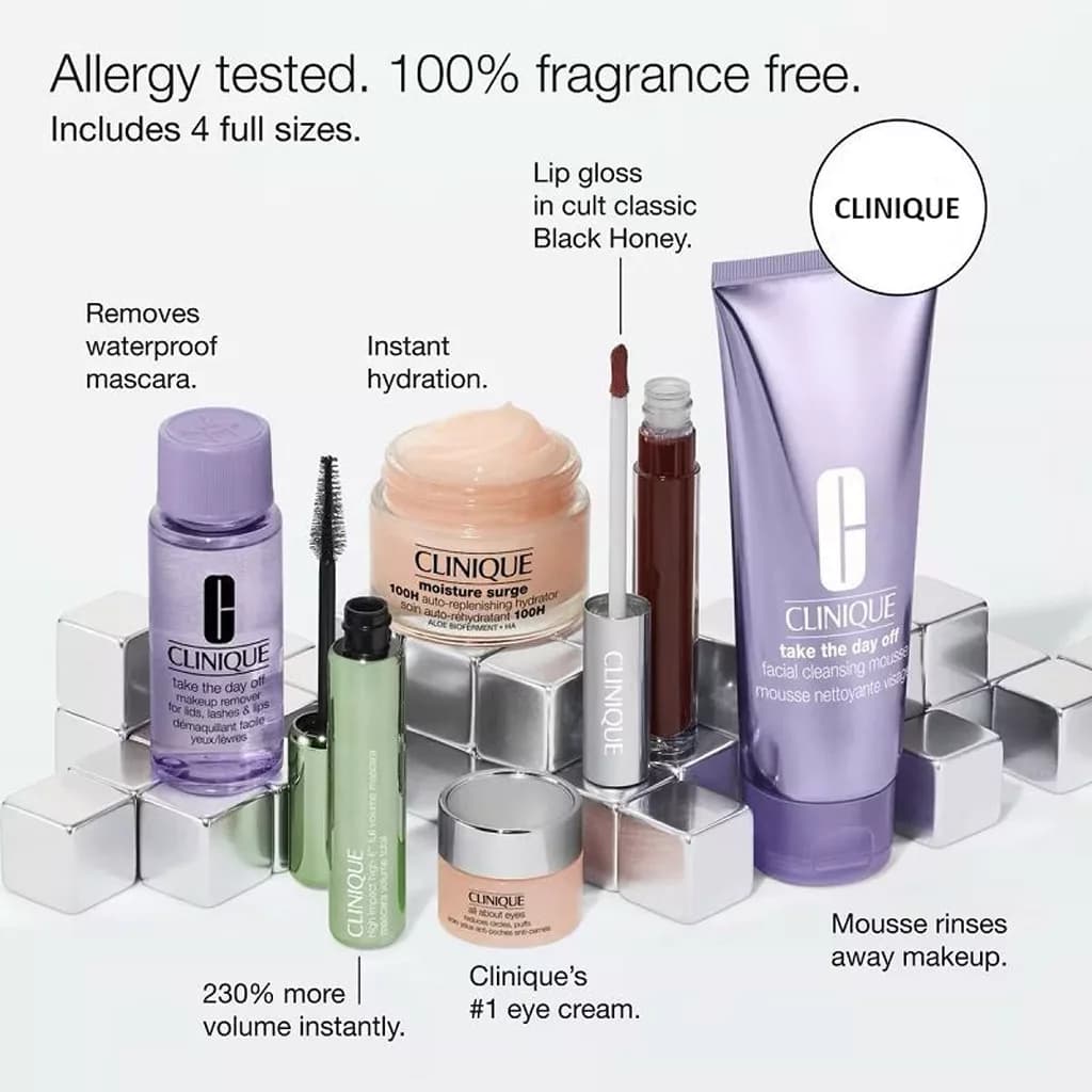 پک محصولات کلینیک – Clinique Skincare & Makeup Set — تصویر ۲
