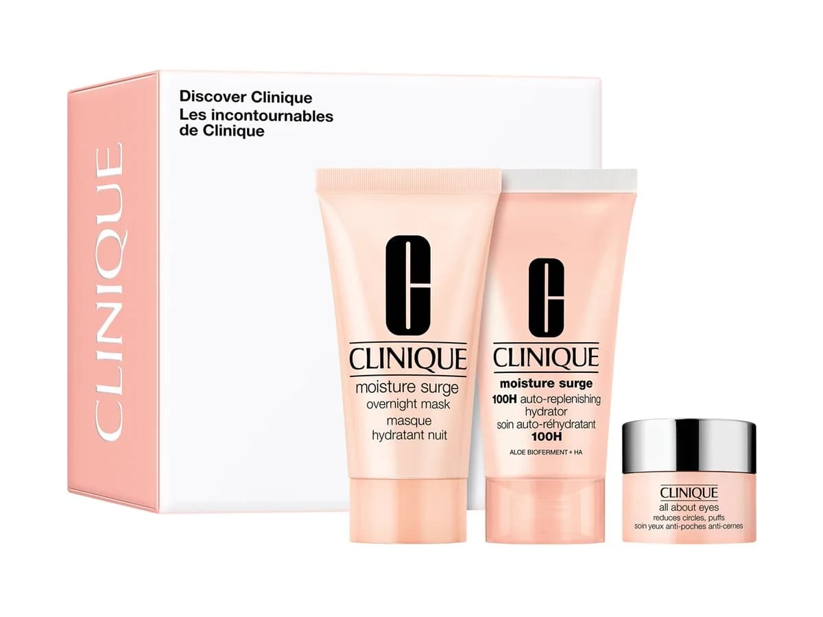 پک مراقبت پوستی کلینیک Clinique Moisture Surge Set — تصویر ۴