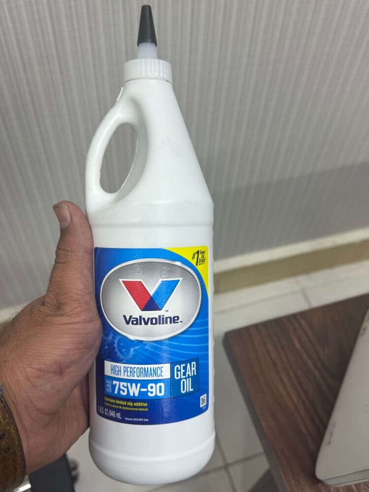 روغن گیربکس دستی(واسکازین) والولین 75W90 LSD حجم 1 لیتر