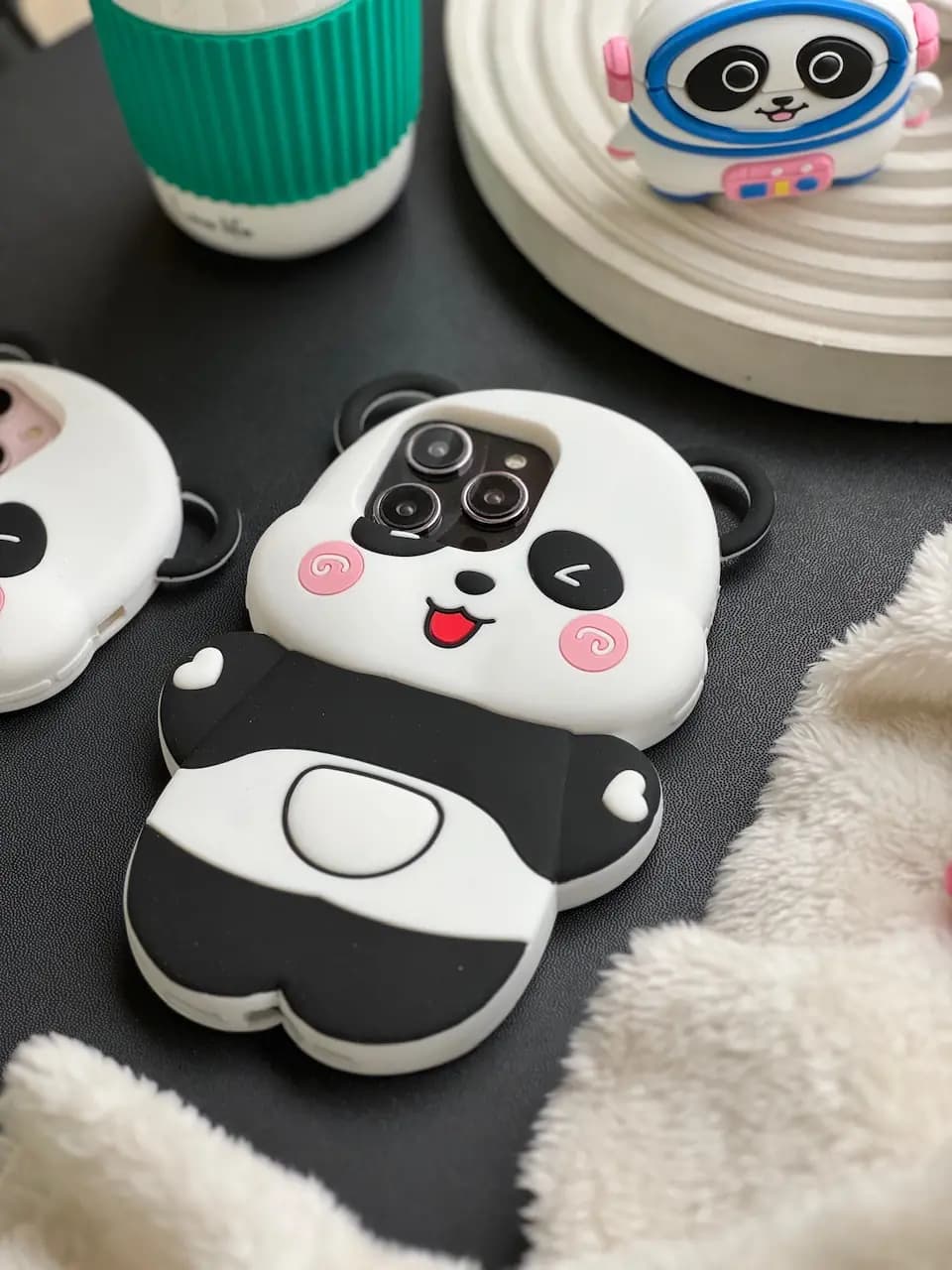 قاب Happy Panda سیلیکونی (کدC1641) — تصویر ۴