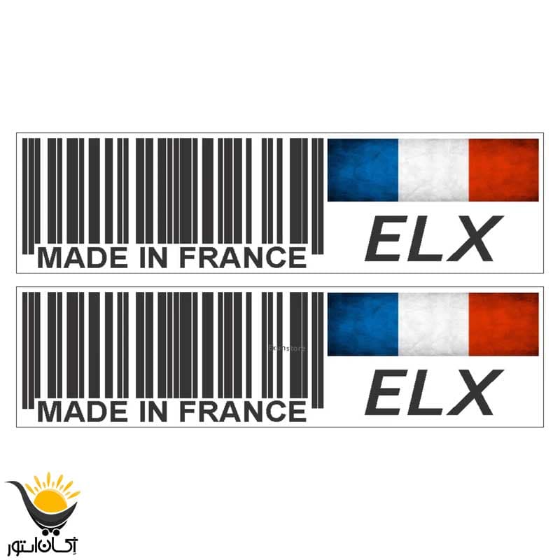 برچسب بدنه خودرو طرح لچکی مناسب ElX