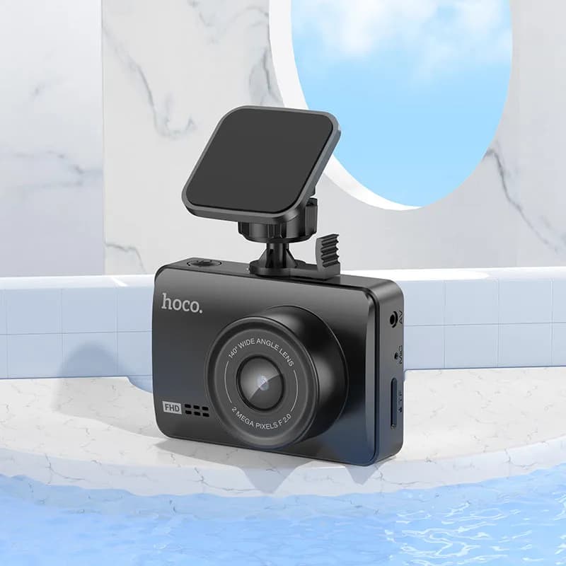 دوربین ثبت وقایع هوکو نمایشگر IPS HD، کیفیت 1080p و زاویه دید 140 درجه مدل DV2 رنگ مشکی — تصویر ۵