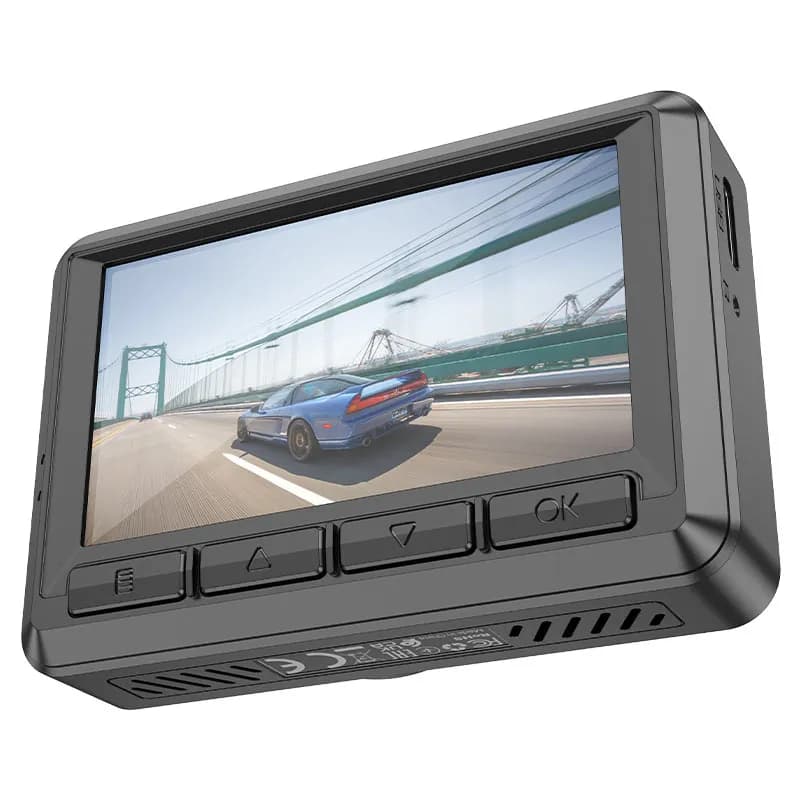 دوربین ثبت وقایع هوکو نمایشگر IPS HD، کیفیت 1080p و زاویه دید 140 درجه مدل DV2 رنگ مشکی — تصویر ۲