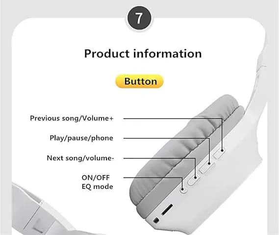 هدست سودو مدل SD-703 رنگ سفید — تصویر ۴