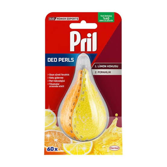 خوشبوکننده ماشین ظرفشویی پریل با رایحه لیمو و پرتقال