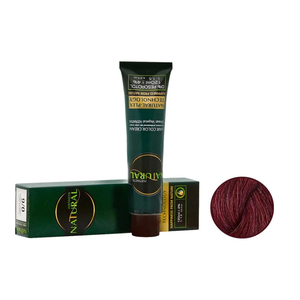 رنگ مو نچرال شماره 7.20 حجم 120 میل رنگ شرابی بادمجانی روشن