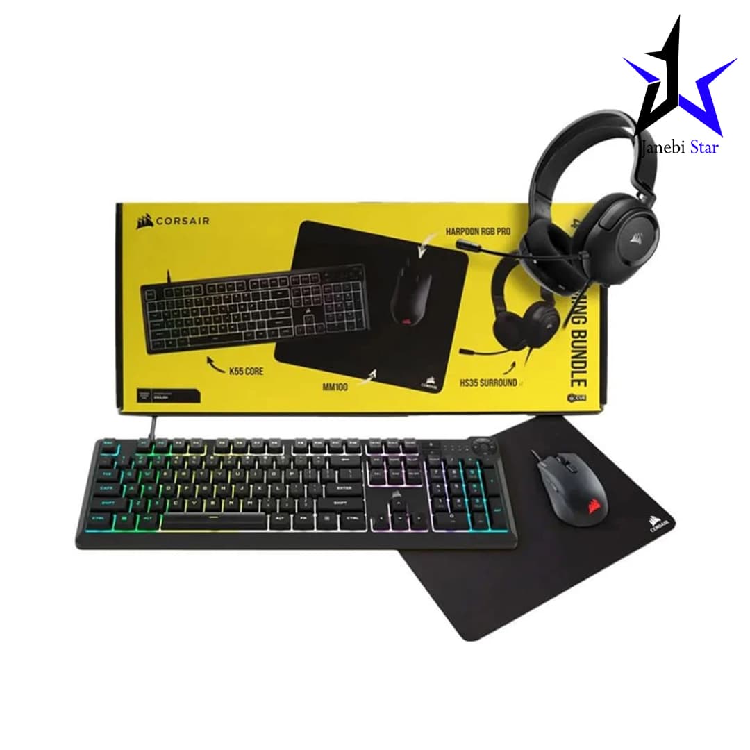 باندل گیمینگ Corsair مدل Combo K55