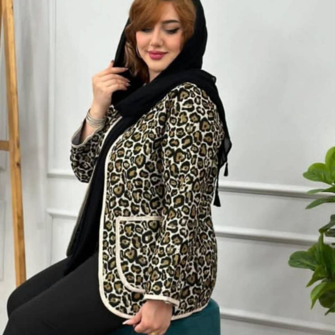 کت بیرون پوش پلنگی عمده (پک 2 عددی)